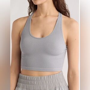 NWT- Z by Zelle Stretch Seamless Longline Bra